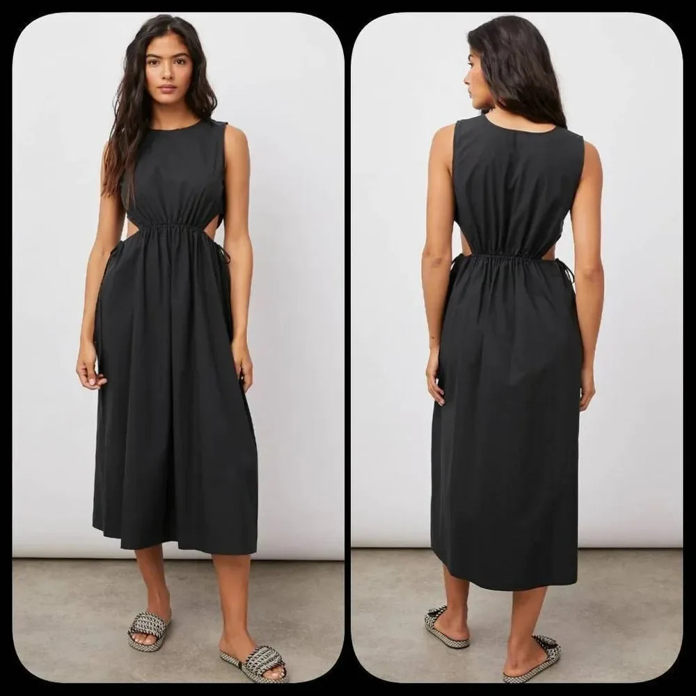 Rails - Yvette Cut Out Dress - Black Sz Medium